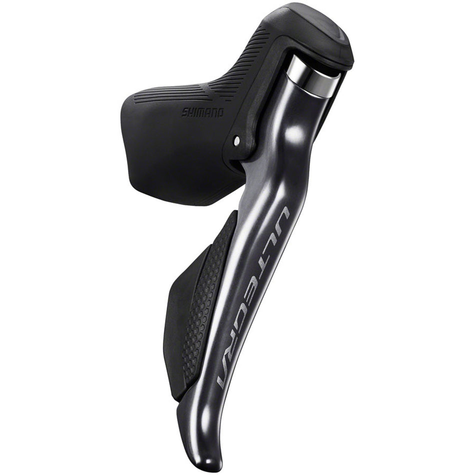 Shimano Ultegra ST-R8150 electronic shifter levers for 12-speed Di2 with rim brake compatibility, lightweight and precise.