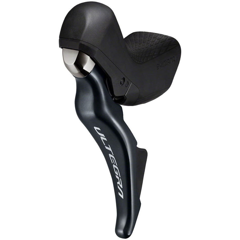 Shimano Ultegra ST-R8020 left mechanical shifter and brake lever for road bikes, with ergonomic design and gear controls.