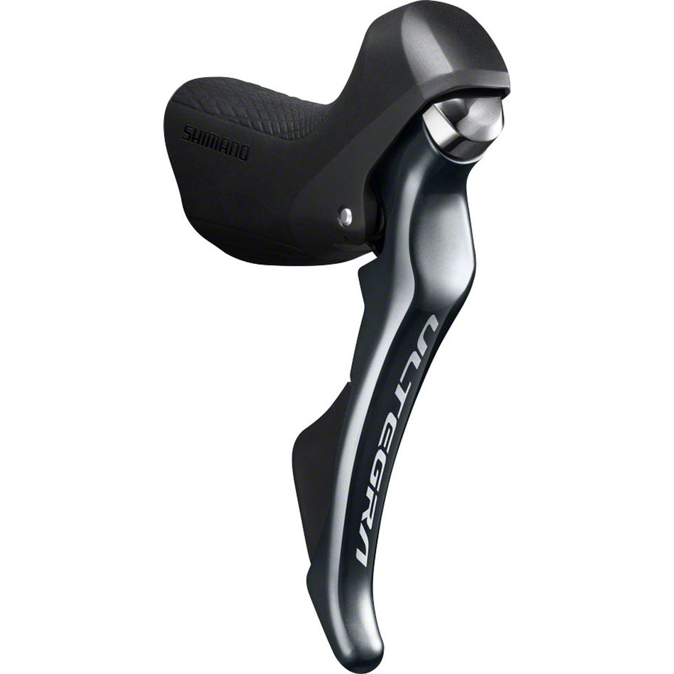 Shimano Ultegra ST-R8000 right mechanical shifter for road bikes, showing the ergonomic lever and gear adjustment components.