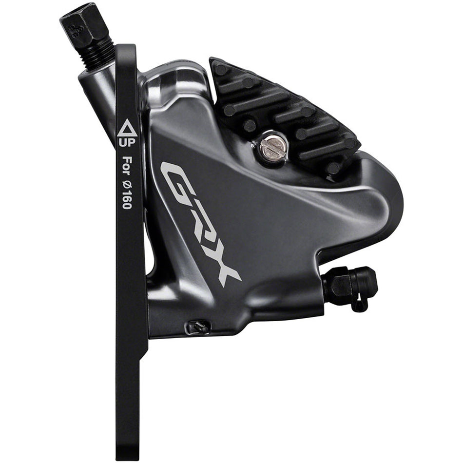 Shimano GRX ST-RX815 Di2 electronic shifter and hydraulic brake lever for gravel bikes, with sleek black design and ergonomic controls.