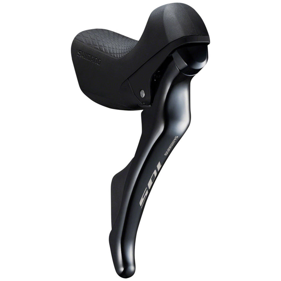 Shimano 105 ST-R7000 right brake and shift lever for mechanical shifters and bike gear control, close-up view.