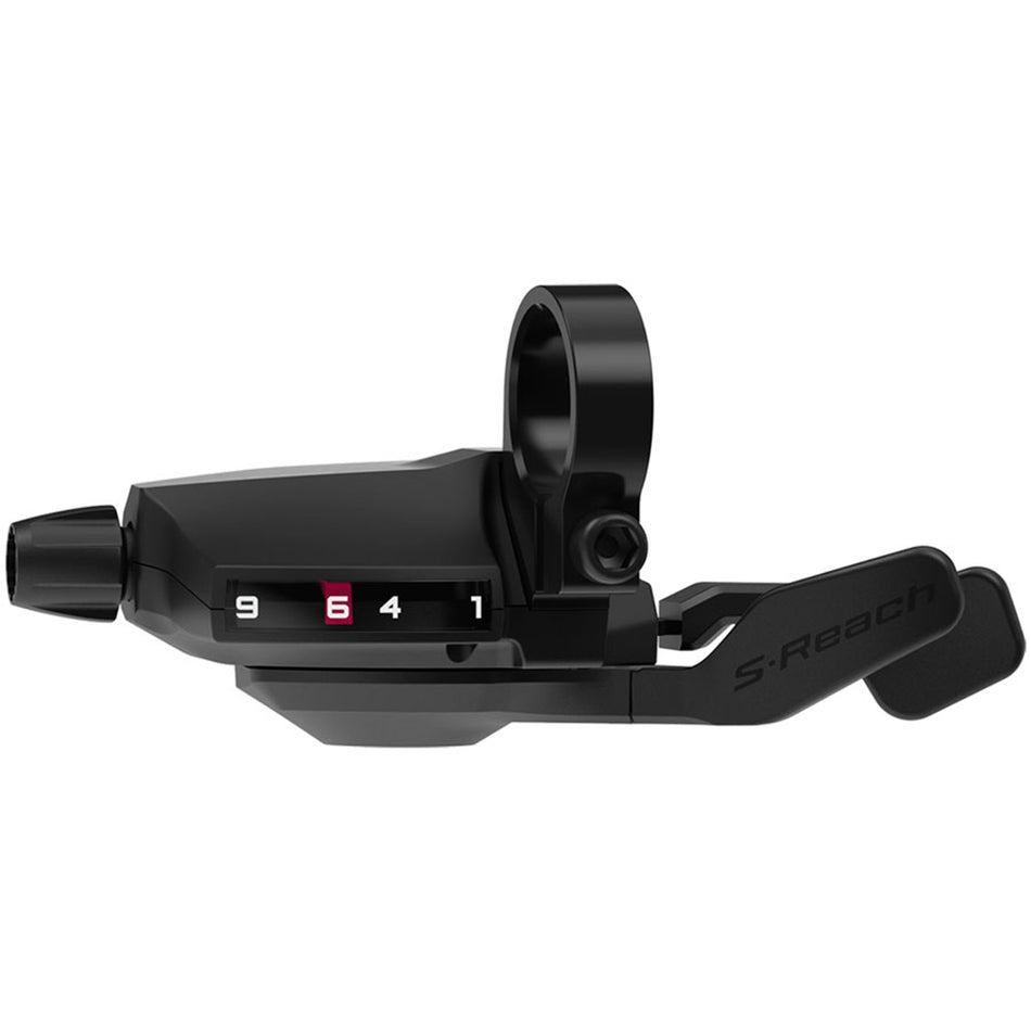 Shimano CUES SL-U4050 short reach mechanical shifter lever designed for comfortable riding for riders with smaller hands.