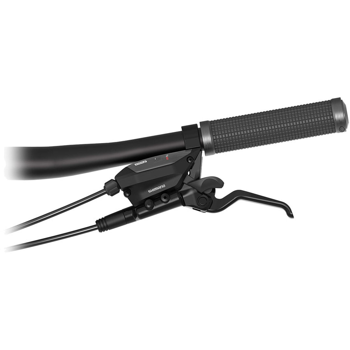 Shimano ST-EF515 EZ Fire Plus mechanical shift and brake lever for bicycle, with ergonomic design and gear control features.