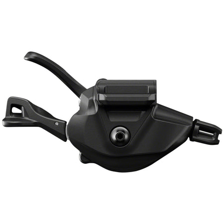 Shimano XTR SL-M9100 right mechanical shifter for mountain bike gear shifting, showing the ergonomic lever and branding.