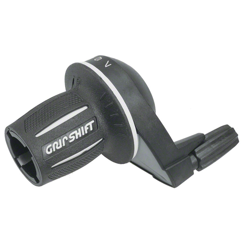 SRAM 3.0 Comp Twist Shifter in black for mechanical bike gear shifting, showing the ergonomic twist grip and gear indicator.