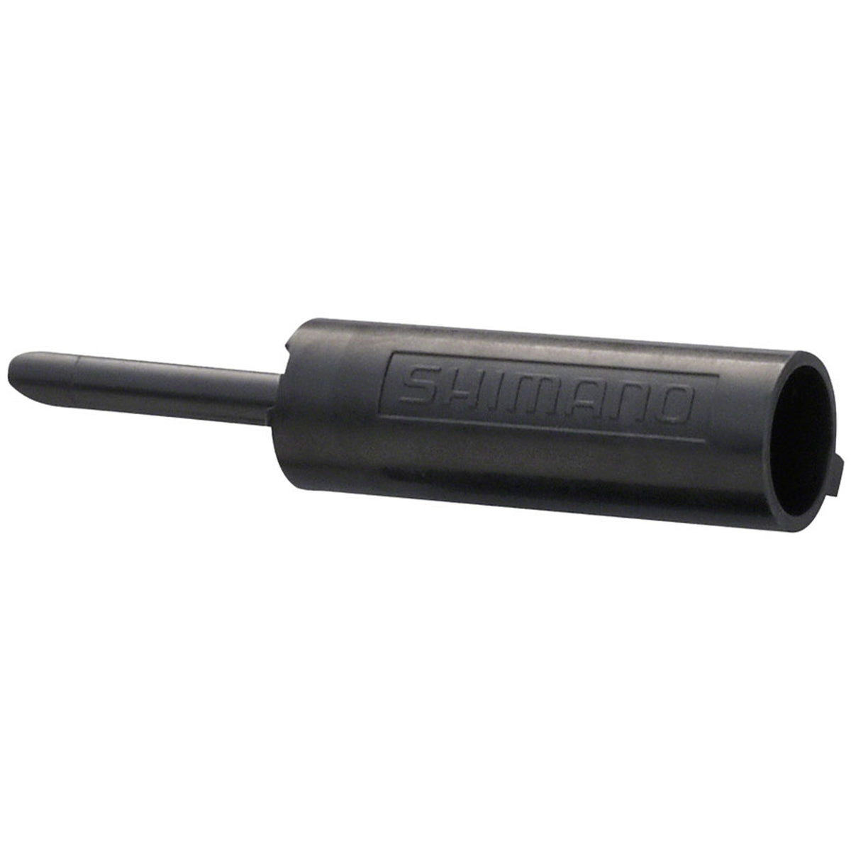 Shimano housing end caps for cable ends and ferrules, shown in the image, used for securing and finishing bicycle cable housings.