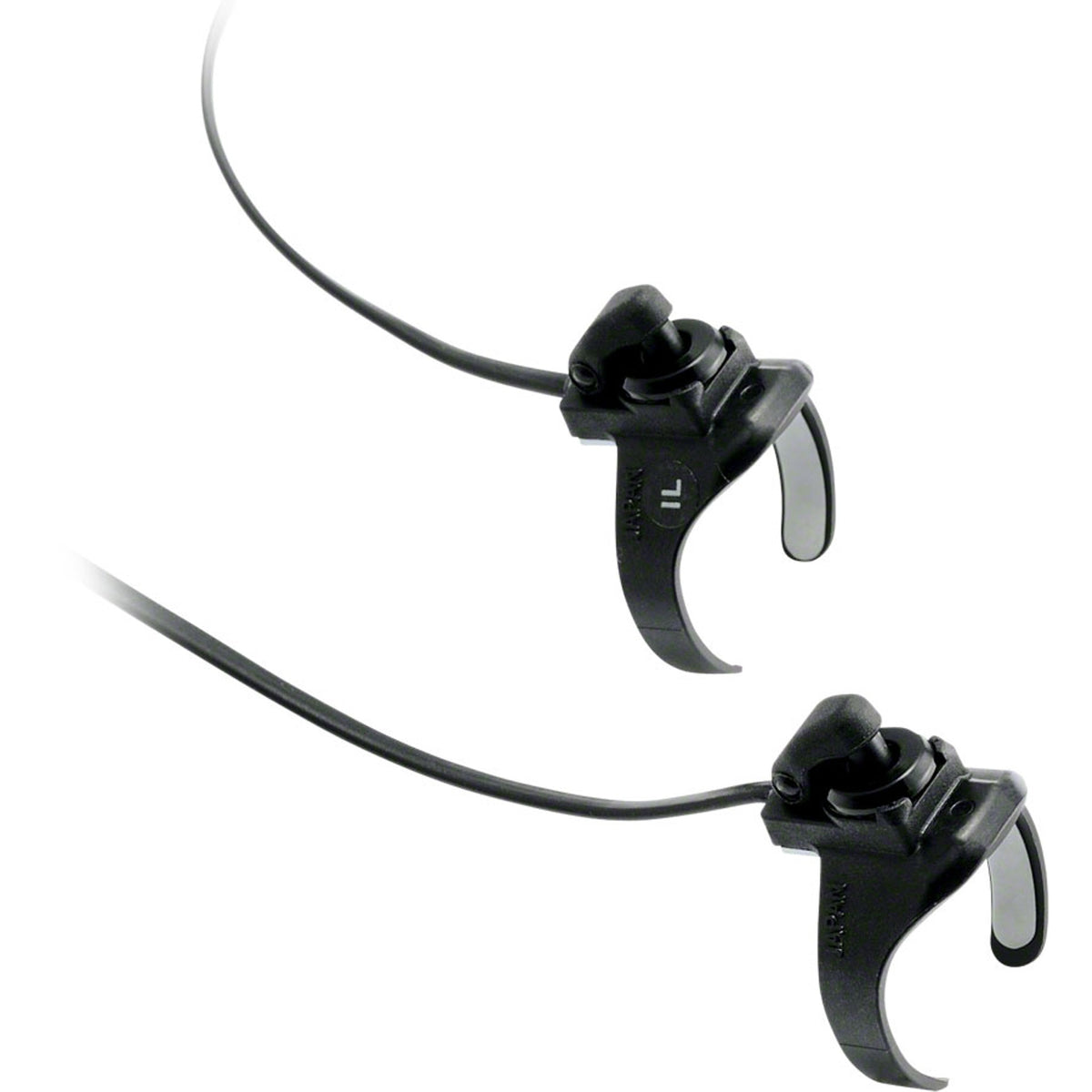 Shimano SW-R610 Di2 remote sprinting shifters for electronic shifting, shown with sleek buttons and ergonomic design.