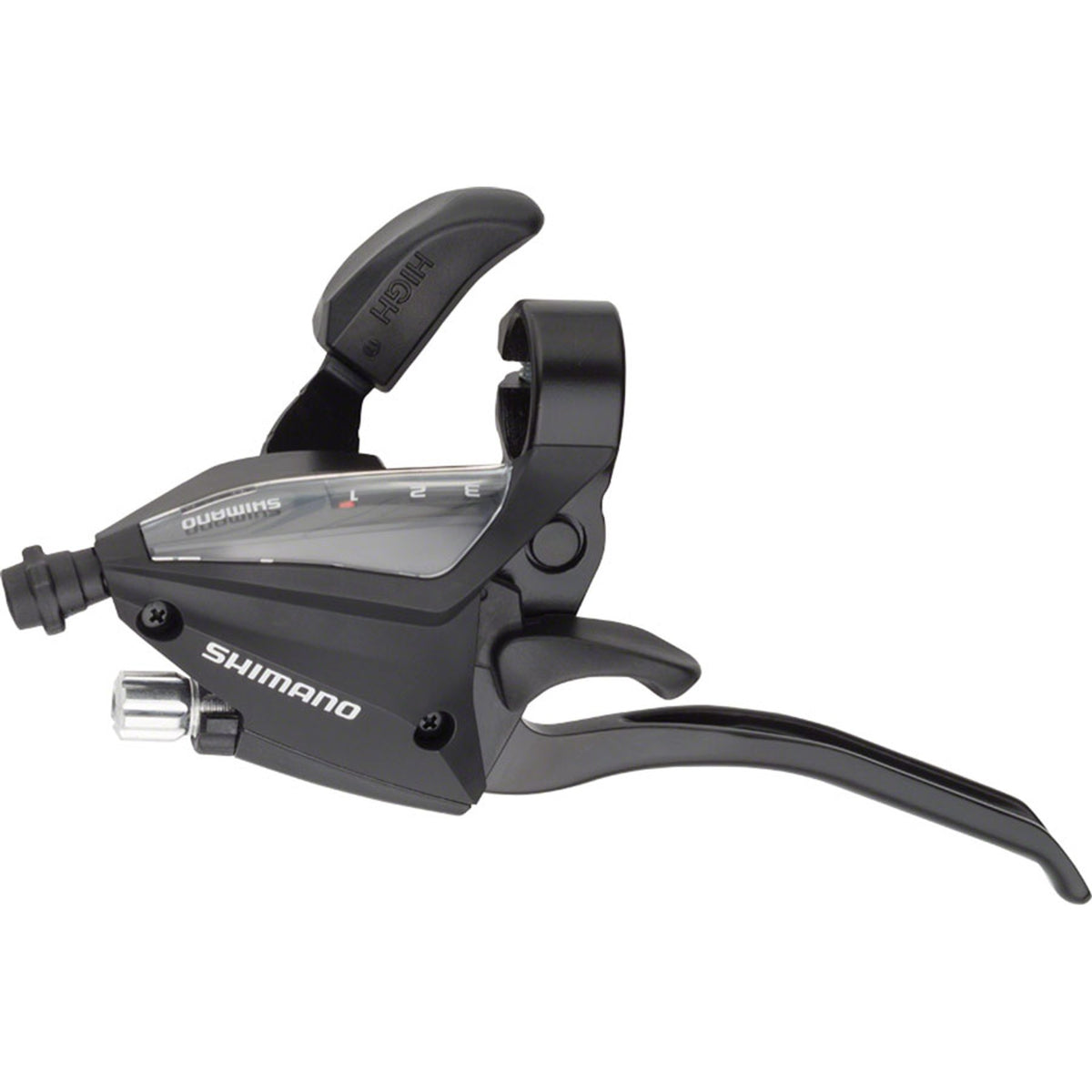 Shimano ST-EF500 mechanical brake and shift lever for road bikes, featuring ergonomic design and easy gear control.