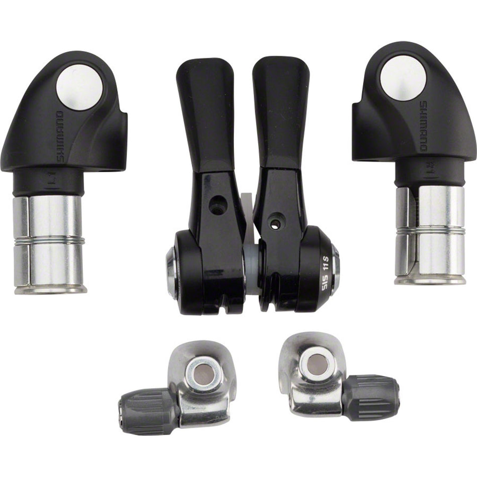 Shimano Dura-Ace SL-BSR1 mechanical shifters with ergonomic grips and gear levers for high-performance road cycling.