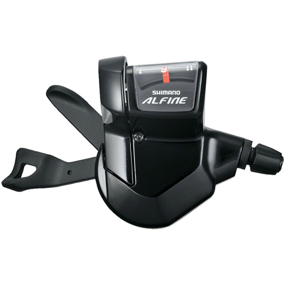 Shimano Alfine SL-S700 11-speed mechanical shifter for SG-S700 and SG-S7000 internal geared hubs, shown with gear lever and cables.