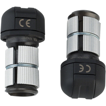 Shimano Dura-Ace SW-R9160 Di2 TT bar end shifters for electronic shifting, shown from side view with sleek design.