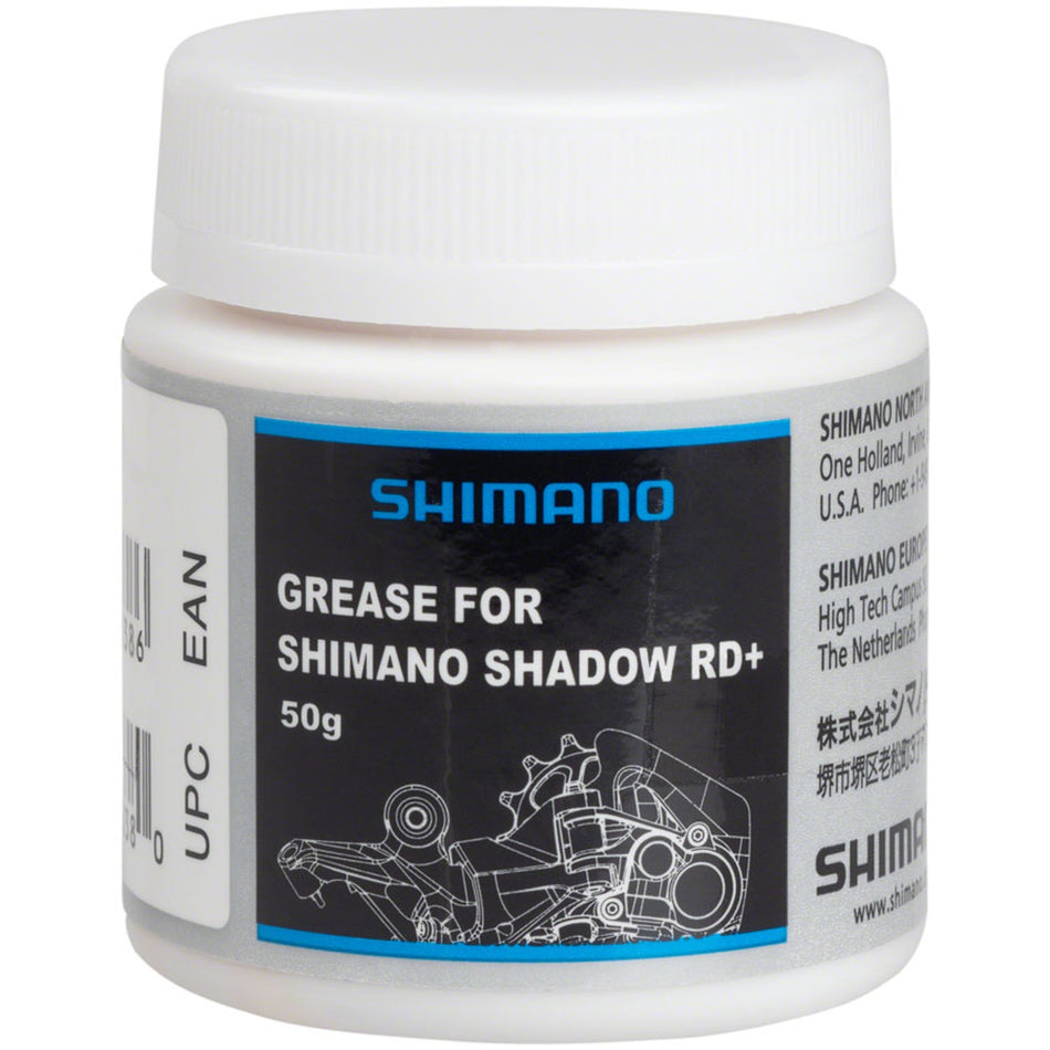 Shimano Grease for Shimano Shadow+ rear derailleurs, lubricant and grease for bike drivetrain maintenance.