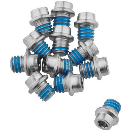 Shimano Pedal Pin Kits for bicycle pedals, set of replacement pins and screws for pedal grip enhancement.