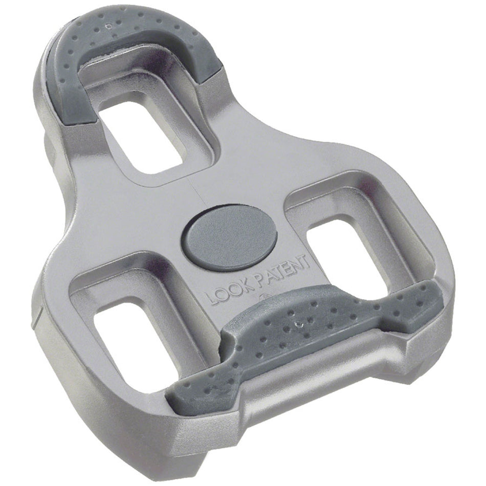 Look Cycle Keo Grip cleats for bike pedals, showing the textured surface and mounting hardware on a neutral background.