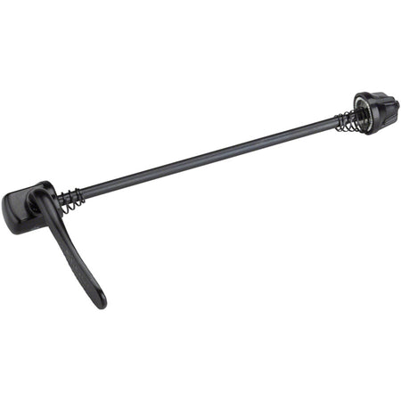 Shimano Acera rear quick release axle for bicycle wheels, compatible with Shimano QR9008 skewer and axle system.