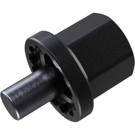 Shimano cassette lockring tool for removing and installing cassette and freewheel parts on bicycles.