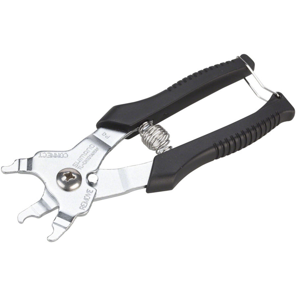 Shimano chain tools for bike chain maintenance, featuring durable handles and precise chain link removal tools.
