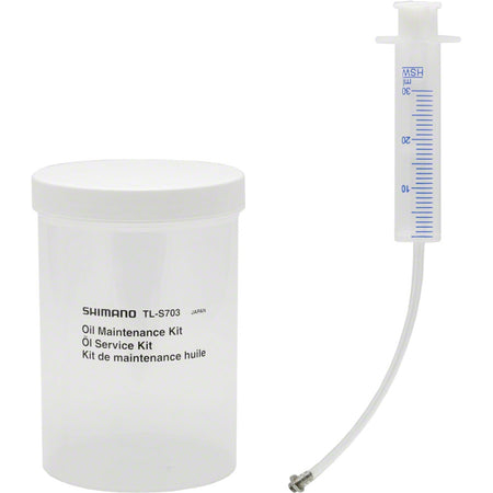 Shimano internally geared hub oiling kit with tools, designed for maintenance and lubrication of internally geared bicycle hubs.