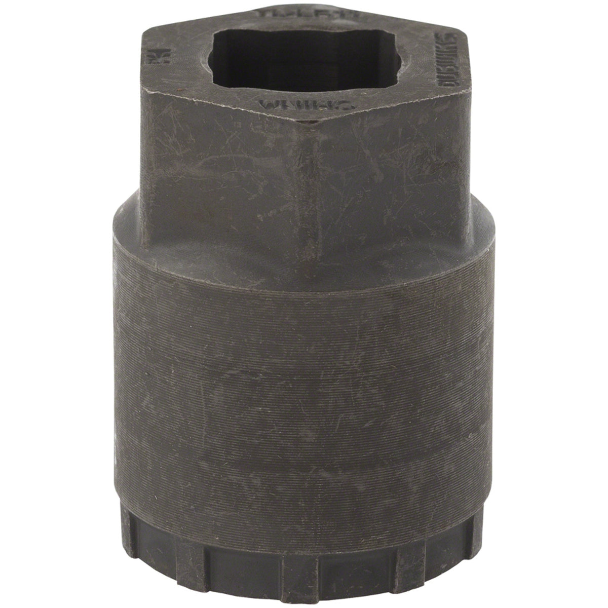 Shimano cassette lockring tool for freewheel removal, durable metal construction, designed for precise bike maintenance.