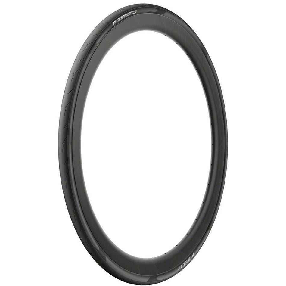 Pirelli P Zero Race X TLR road tire with TechWall+ and SmartEvo technology, folding tubeless-ready clincher in black.