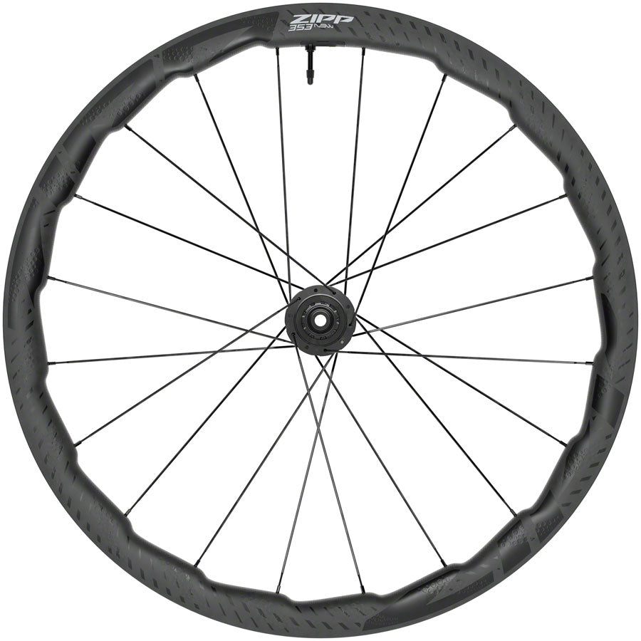 Zipp 353 NSW Front Wheel - 700, 12 x 100mm, Center-Lock, Tubeless, Carbon, w/ Wheel Sensor, B1 - Category One Cycles