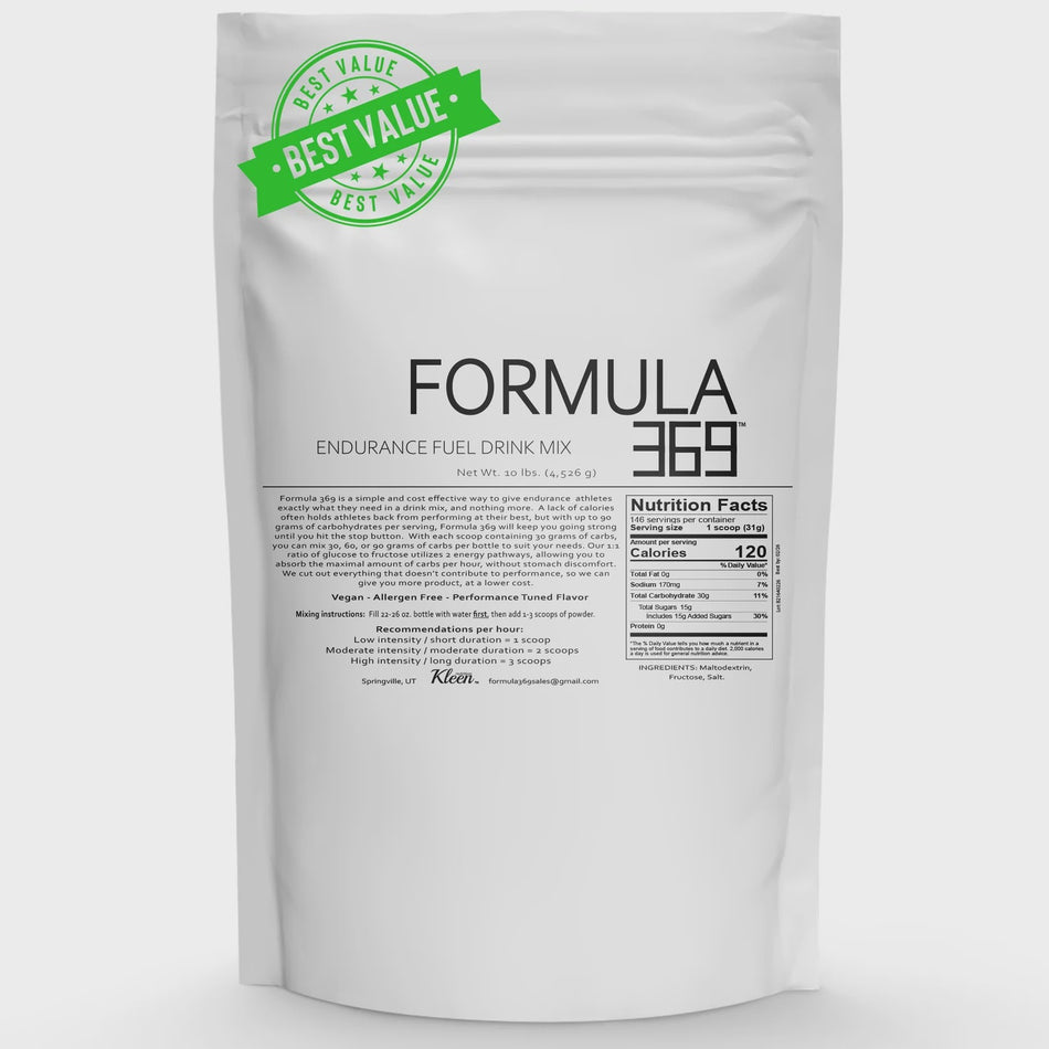 Formula369  Bulk 10 pounds, 146 servings - Formula 369 Endurance Fuel Drink Mix