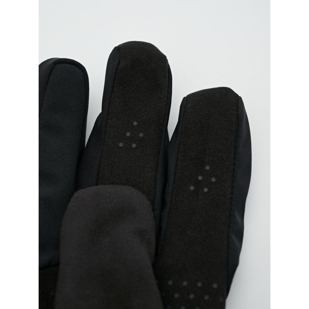 MAAP Control winter glove in black with insulated design and touchscreen-compatible fingertips