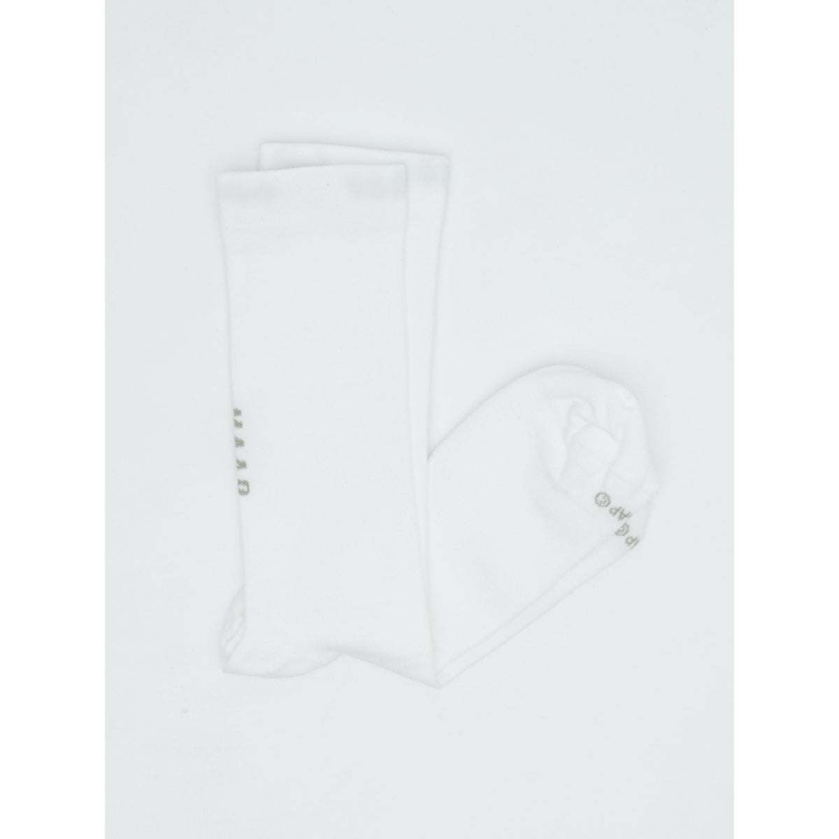 MAAP Team Sock Long cycling socks in white with a tall, ribbed design
