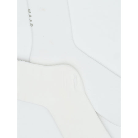 MAAP Team Sock Long cycling socks in white, shown flat from the side