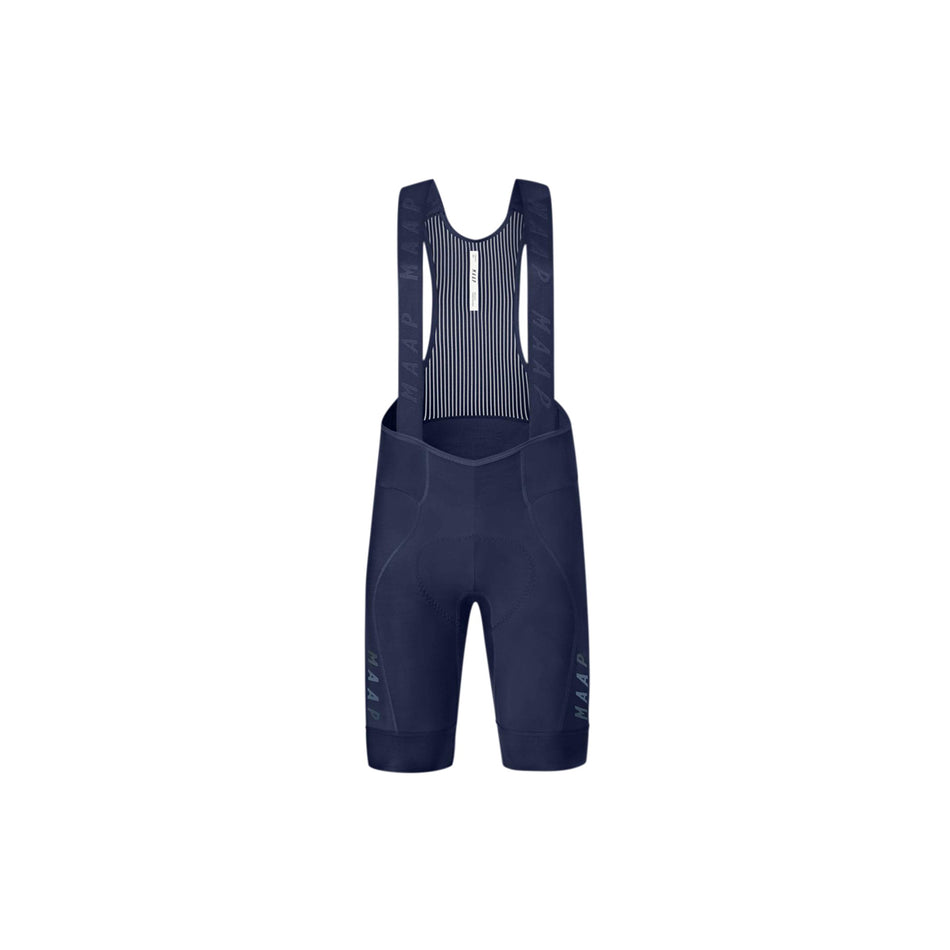 MAAP Team Bib Evo bib shorts in navy, shown in a flat lay view