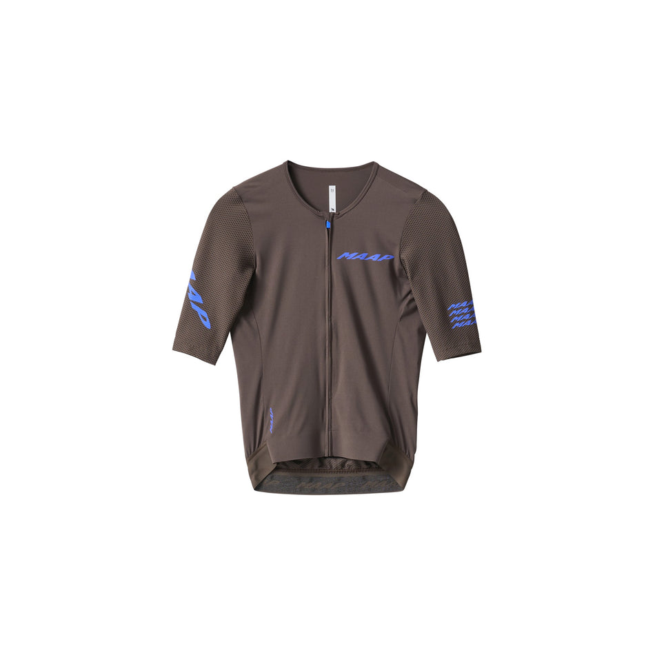 MAAP Pro Emerge short sleeve jersey in black, flat lay view