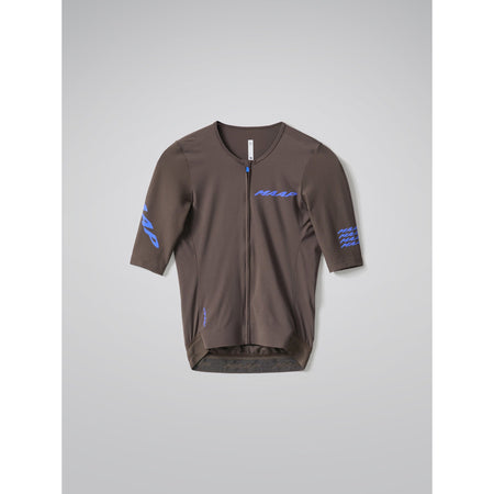 MAAP Pro Emerge short sleeve jersey in black with streamlined cycling fit