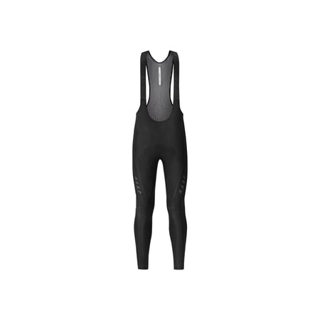 MAAP Team Evo Thermal Bib Tight in black, flat lay view