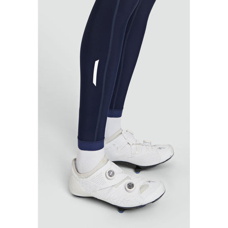 MAAP Team Evo Thermal Bib Tight in navy with padded cycling bib design and shoulder straps