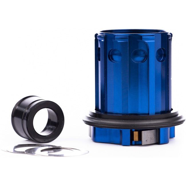 Tune Rear Hub Cassette Body, w/12mm Cap, HG11sp Rd, Blue